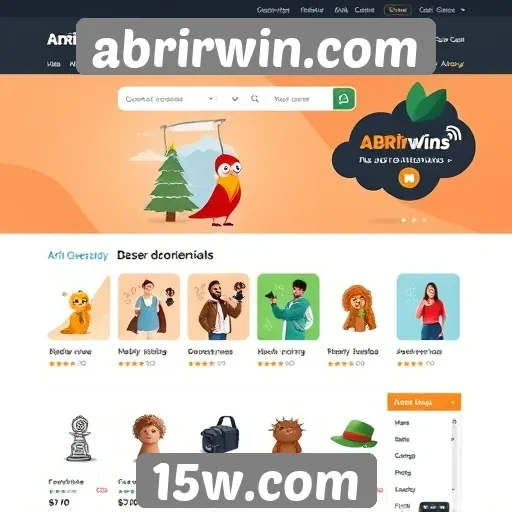 Análise da interface de usuário do abrirwin.com