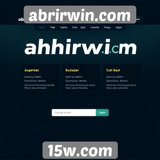 Avaliação da interface do usuário do site abrirwin.com